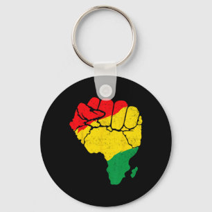 Chaveiro Mapa Africano de Primeira Unidade Junta de Orgulho