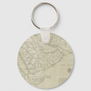 Chaveiro Mapa antigo do Corno de África