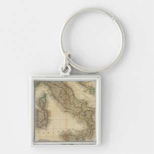 Chaveiro Mapa Atlas Itália