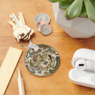 Chaveiro Mapa celestial por Peter Apian, astronomia do