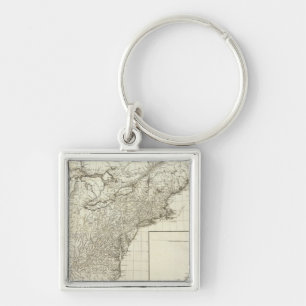 Chaveiro Mapa composto do Canadá