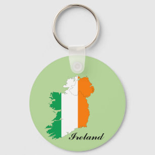 Chaveiro Mapa da bandeira de Ireland