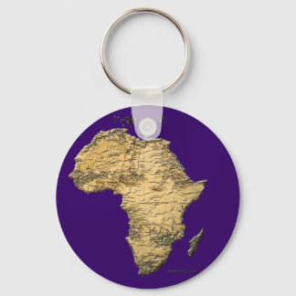 Chaveiro Mapa da coleção de Viagem AFRICA