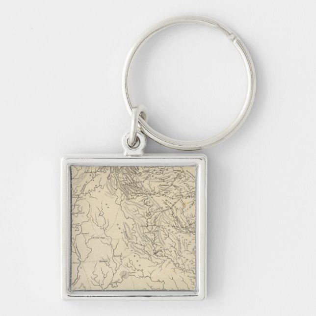 Chaveiro Mapa da Geórgia por Arrowsmith (Frente)