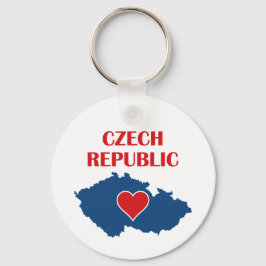 Chaveiro Mapa da República Checa