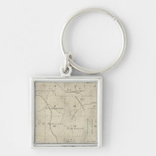 Chaveiro Mapa da Seção do Condado de Tulare T23S R29E