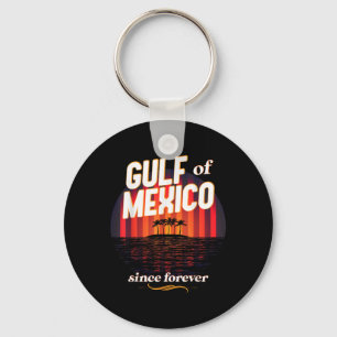 Chaveiro Mapa De Bandeiras Do Golfo Do México, Funny Améric
