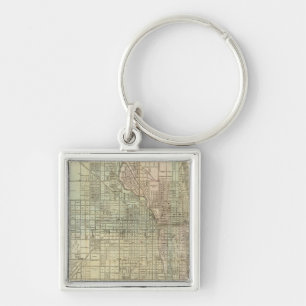 Chaveiro Mapa De Chicago