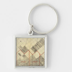 Chaveiro Mapa de Estrutura de Tópicos de Duluth e Subúrbi