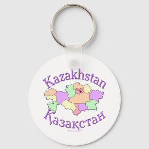 Chaveiro Mapa de Kazakhstan