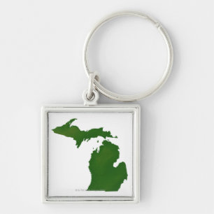 Chaveiro Mapa de Michigan