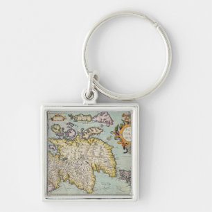 Chaveiro Mapa de Scotland   Miliaria Scotia
