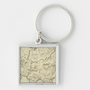 Chaveiro Mapa de tópicos da Ásia