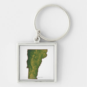 Chaveiro Mapa de Vermont