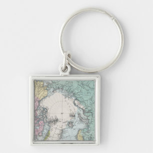 Chaveiro Mapa do Mar Polar