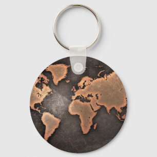 Chaveiro Mapa do mundo