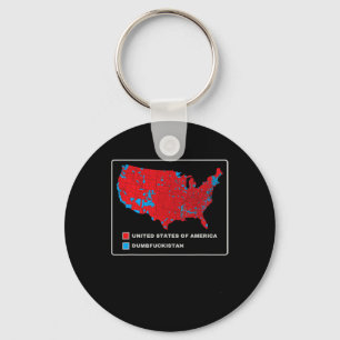 Chaveiro Mapa Eleitoral 2024 Estados Unidos Da América Dumb