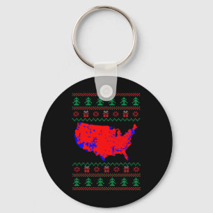 Chaveiro Mapa Eleitoral Trump Feliz Natal Feio