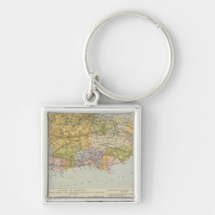 Chaveiro Mapa em d'água para Inglaterra, País de Gales 6