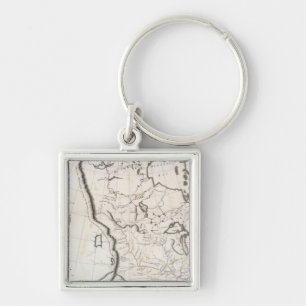 Chaveiro Mapa geral da América do Norte