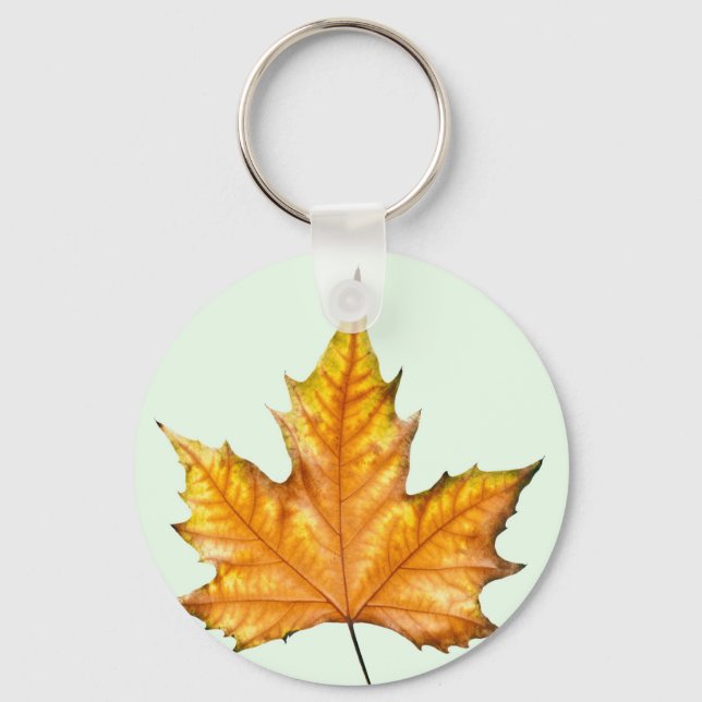 Chaveiro Maple autumn leaf (Frente)