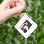 Chaveiro Máquina de escrever minimalista | Feliz e Foto cas<br><div class="desc">Máquina de escrever minimalista | Feliz e chaveiro de Fotografias Casadas</div>
