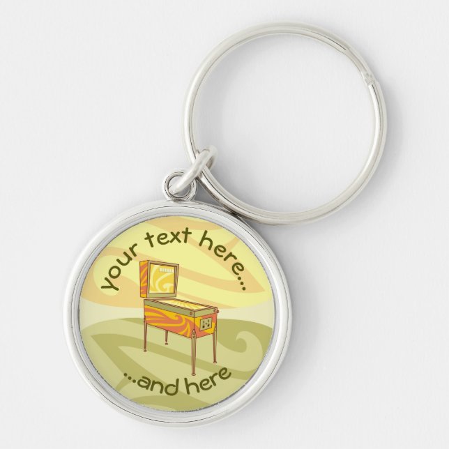 Chaveiro Máquina de pinball (Frente)