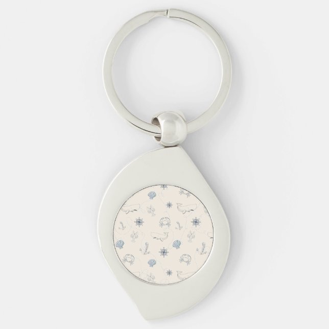 Chaveiro Mar náutico (Frente)