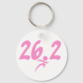 Chaveiro Maratona rosa 26,2