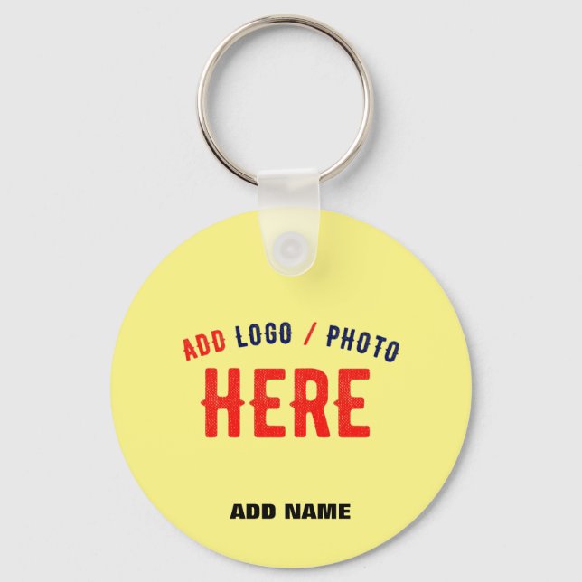 CHAVEIRO MARCA VERIFICADA AMARELO DE PASTEL PERSONALIZADO M (Frente)