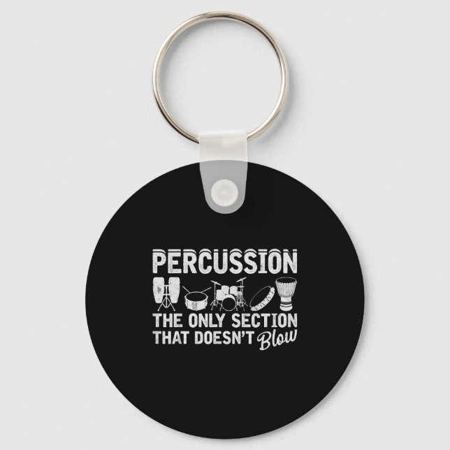 Chaveiro Marching Band Percussion For Percussionist Drummer (Frente)