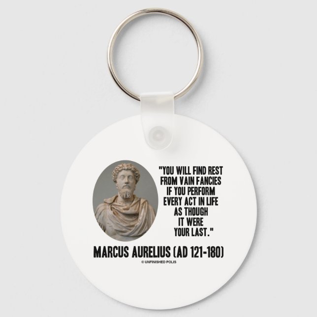 Chaveiro Marcus Aurelius Você Vai Encontrar Ricos De Descan (Frente)