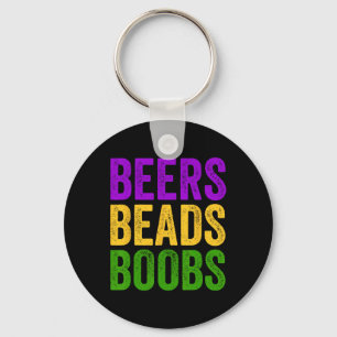 Chaveiro Mardi Gras Beers Miçangas Breast Tee New Orlean
