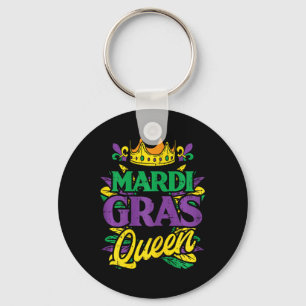 Chaveiro Mardi Gras Queen Crown Funny Mardi Gras Carnaval W