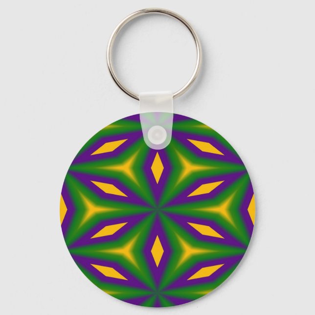Chaveiro Mardi Gras Star (Frente)