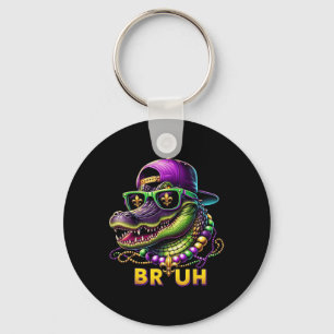 Chaveiro Mardigator Alligator Bruh Mardi Gras Costume Teens