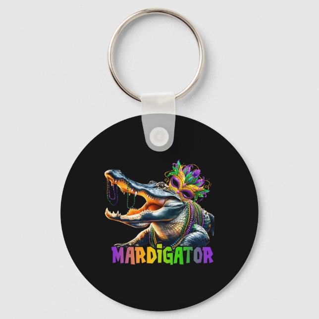 Chaveiro Mardigator Mardi Gras Alligator Costume Men (Frente)