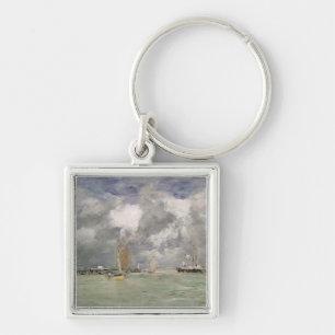 Chaveiro Maré alta em Trouville, c.1892-96 (óleo no paine