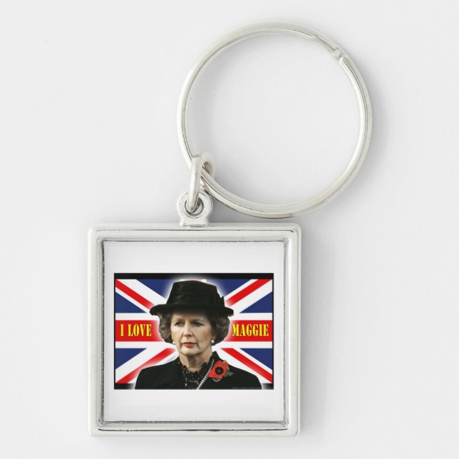 Chaveiro Margaret Thatcher I Love Maggie (Frente)