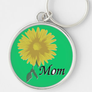 Chaveiro Margarida Amarela -