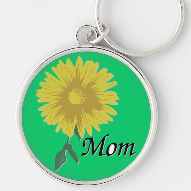 Chaveiro Margarida Amarela - (Frente)