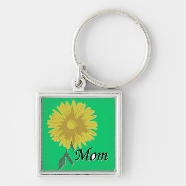 Chaveiro Margarida Amarela - (Frente)