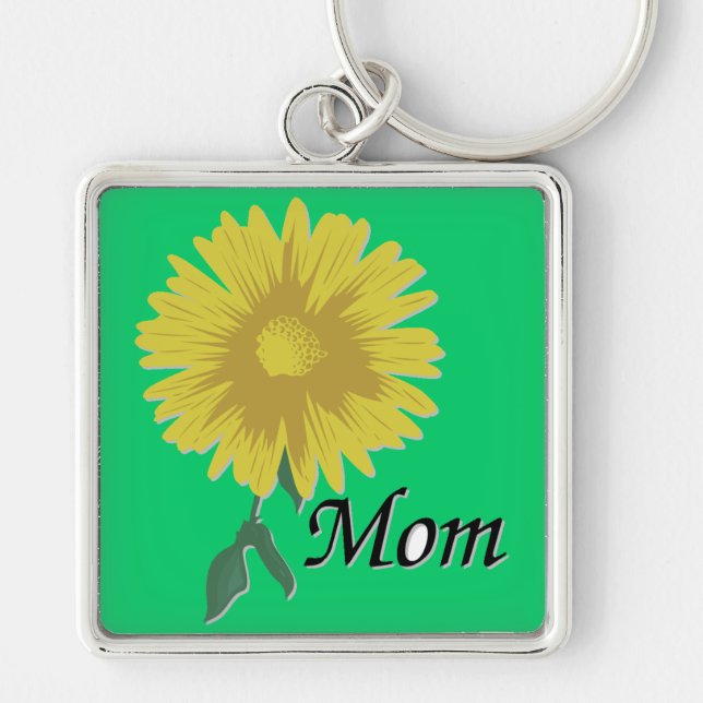 Chaveiro Margarida Amarela - (Frente)