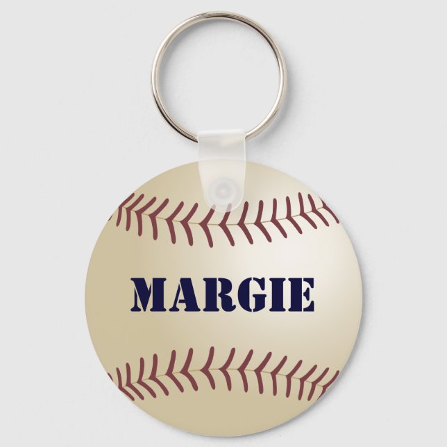 Chaveiro Margie Baseball Keychain por 369MyName (Frente)