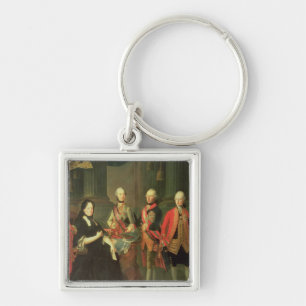 Chaveiro Maria Theresa de Áustria com a quatro dela
