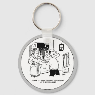 Chaveiro Marido não quer questionar após o teste de Pub