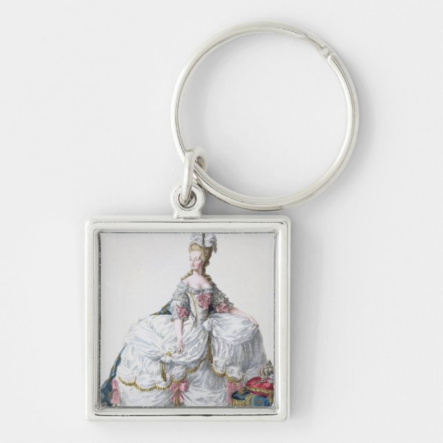 Chaveiro Marie Antoinette (1752-93) 'de DES Estam de (Frente)