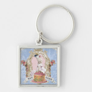 Chaveiro Marie Antoinette-Coma Bolo...chaveiro