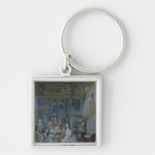 Chaveiro Marie Antoinette em sua câmara em Versalhes