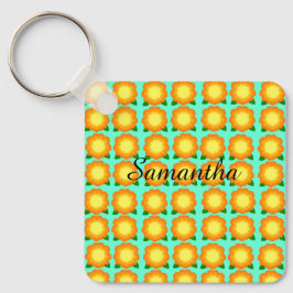 Chaveiro Marigold Flowers